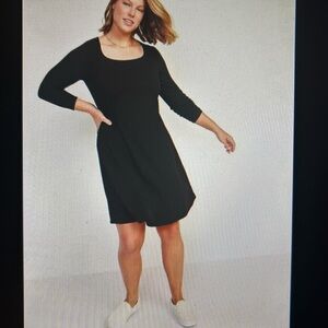 Old Navy Elegant Black Long Sleeve Dress. Size S.  NWTGS